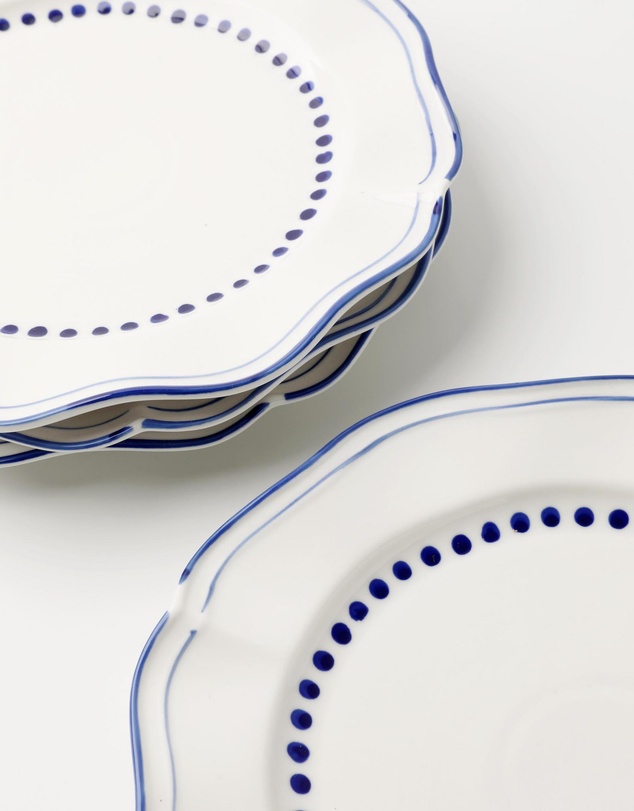 No.22 - Capri Blue Side Plates (Set of 4)