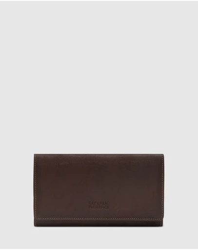 Florence - Carmen Brown Leather Wallet