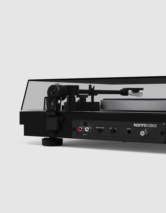iWorld - Kanto OBI3 (2nd Gen) Turntable with Bluetooth 5.3, Preamp, and Pitch Control - Matte Black