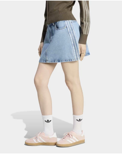 adidas Originals - MID RISE DENIM SKIRT Womens