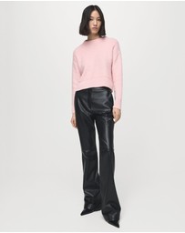 M.N.G - Knitted Sweater With Perkins Neck