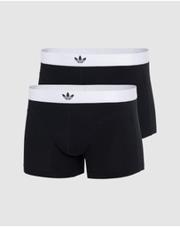 adidas Originals - 2 Pack Comfort Flex Cotton Body Lines Trunk Underwear