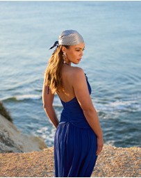 CATHERINE FERRARO - Harmony Halter Ruffle Dress