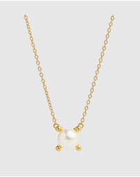 Najo - Moana Yellow Gold Pearl Necklace
