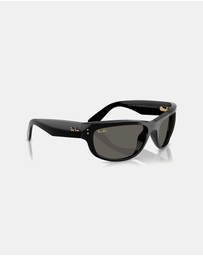 Ray-Ban - Ray-Ban x A$AP - Mega Balorama Blacked Out Collection
