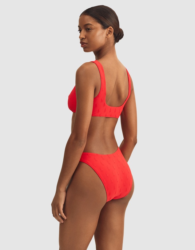 Polo Ralph Lauren - Logo Jacquard High Leg Bikini Bottom
