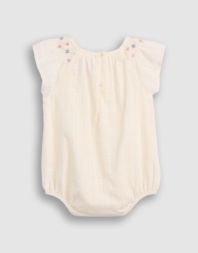 GAP - Short Sleeve Floral Smocked Woven Blouse - Babies