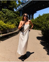 Belle & Bloom - Smoke and Mirror Midi Slip Dress