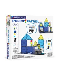 Magna-Tiles - MAGNA-TILES - Police Patrol - 20 Piece