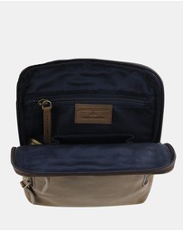 Pierre Cardin - Pierre Cardin Men's Leather Casual Crossbody Bag