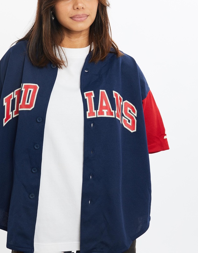Vintage by The Real Deal - Pre Loved - Vintage Starter MLB Cleveland Indians Jersey