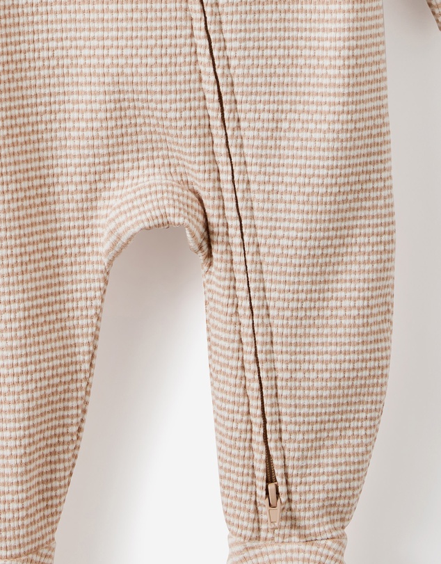 Cotton On Kids - Littlie Organic Long Sleeve Zip Romper