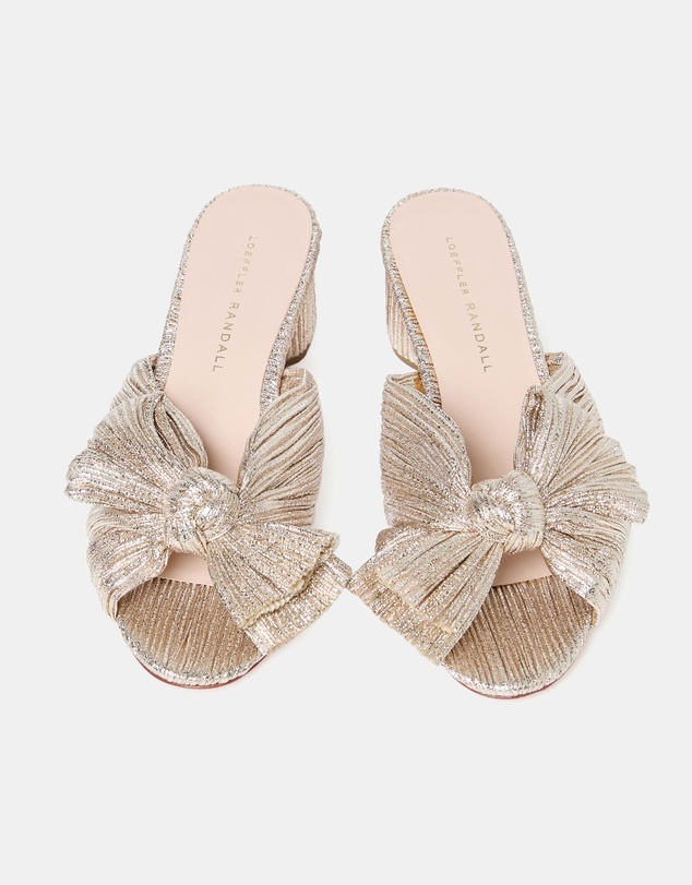 Loeffler Randall - Emilia Pleated Knot Mules