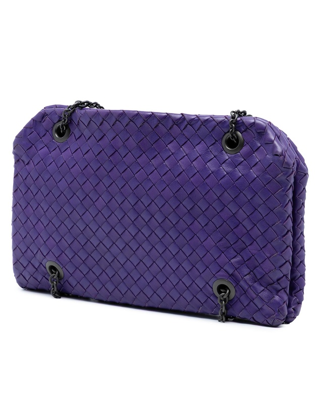 Pre-Loved by Azura Reborn - Pre-Loved Nappa Intrecciato Duo Shoulder Bag