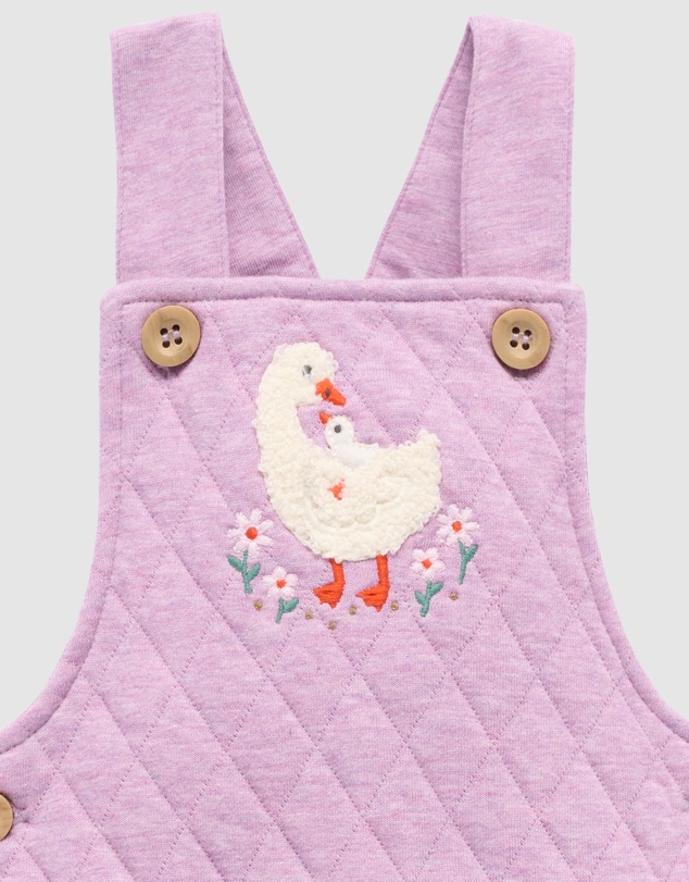 Purebaby - Quilted Overall - Kids-Babies