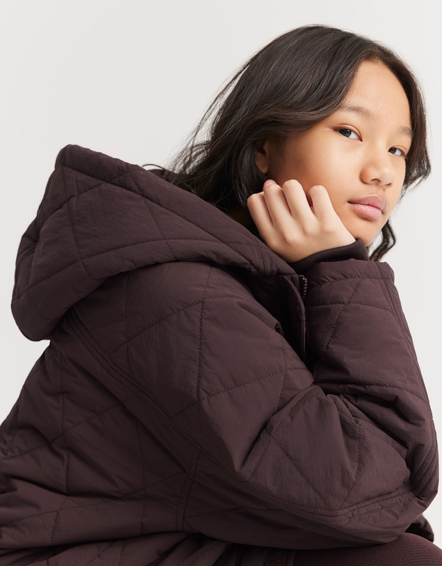 Country Road - Teen Recycled Nylon Oversized Quilt Puffer