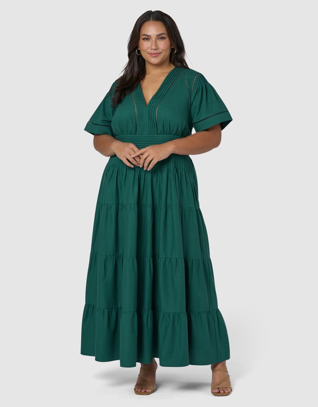 Something 4 Olivia - Abby Linen Maxi Dress