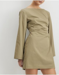 AERE - Lena Organic Cotton Mini Dress