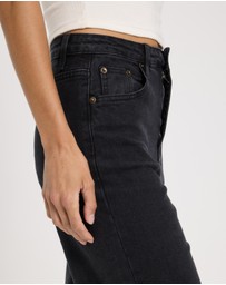 The Fated - Kaia High Waist Straight Jeans