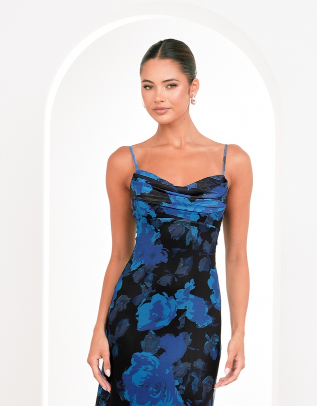Pilgrim - Kendra Cowl Neck Mesh Dress