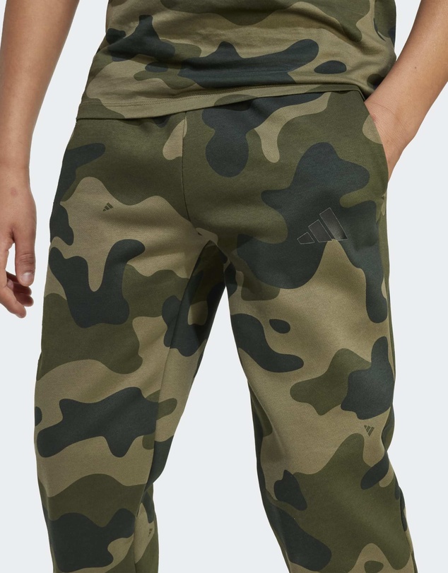 adidas Sportswear - Seasonal Essentials Camo Fleece Pant Kids