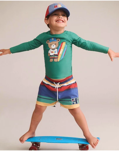 Huxbaby - Surfer Hux Rashie - Babies-Kids