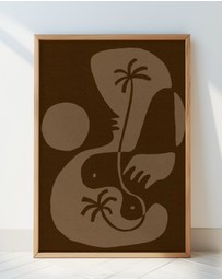 Olive et Oriel - The Land Story 5 by Shatha Al Dafai Art Print