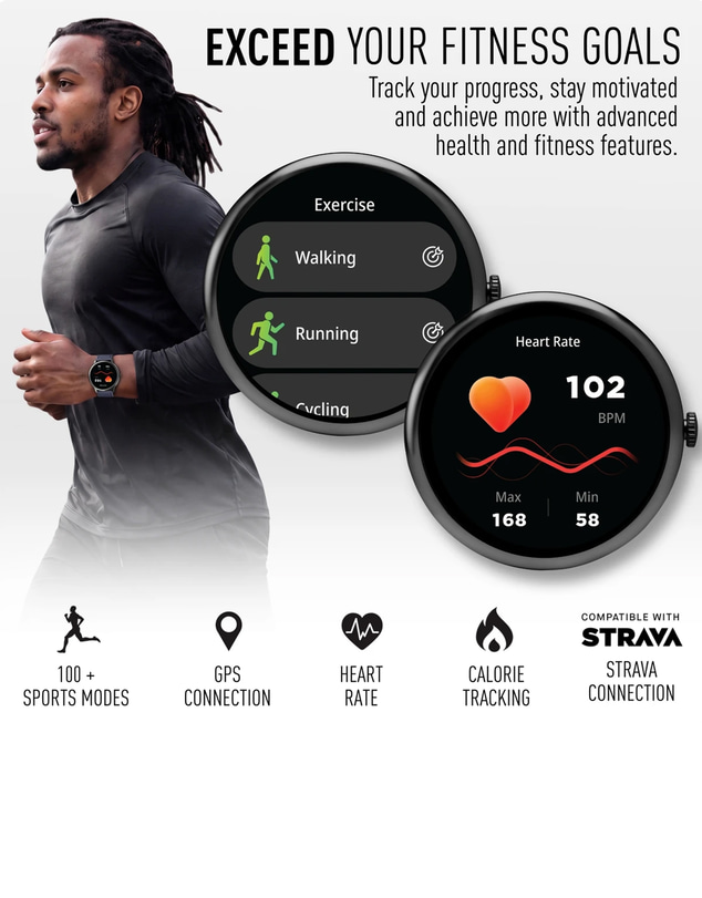 Reflex Active - Spectra 300R Navy Smart Watch