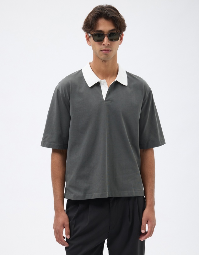 AERE - Boxy Contrast Polo