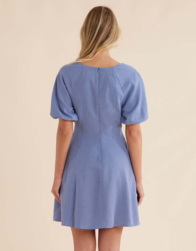 Amelius - Auguste Puff Sleeve Mini Dress