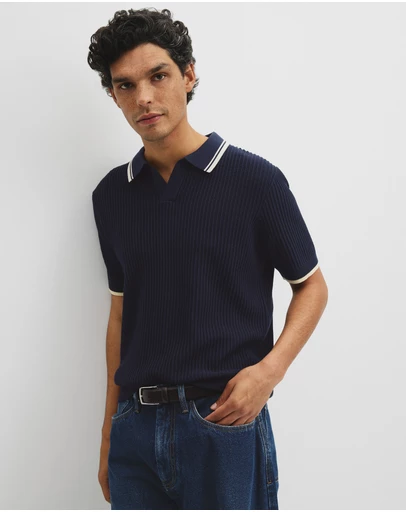 Country Road - Australian Good Earth Cotton Tapered Trophy Polo