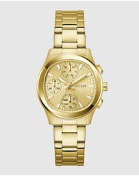 GUESS - GUESS Ladies Gold-Tone Multifunction Watch