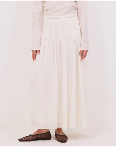 Calli - Amara Pleated Midi Skirt