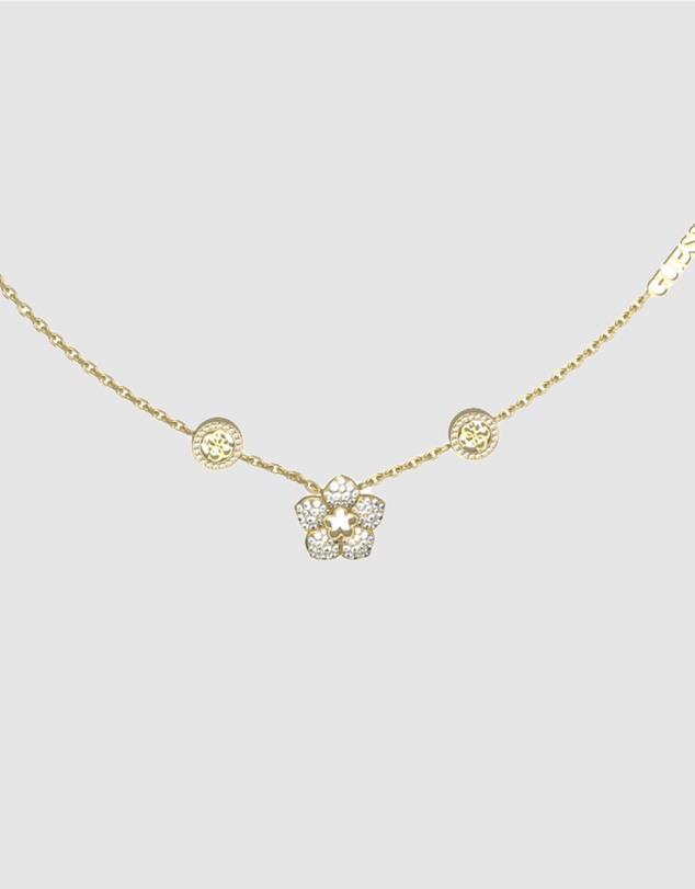 GUESS - Gold-Tone Shining Winter Necklace