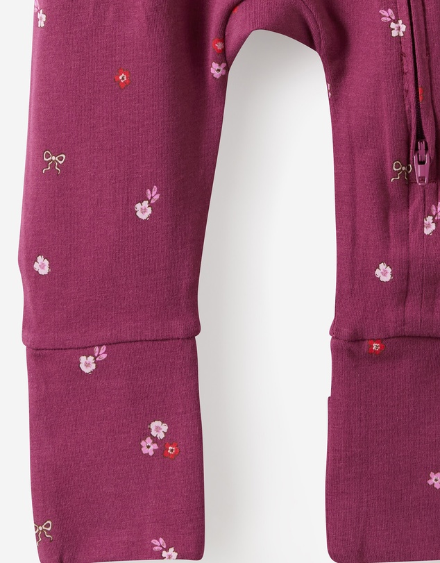 Cotton On Kids - Growie Long Sleeve Zip Romper