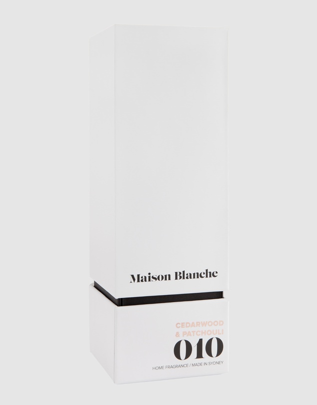 Maison Blanche - 010 Cedarwood & Patchouli - Reed Diffuser
