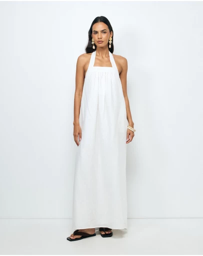 AERE - Dovie Linen Maxi Dress