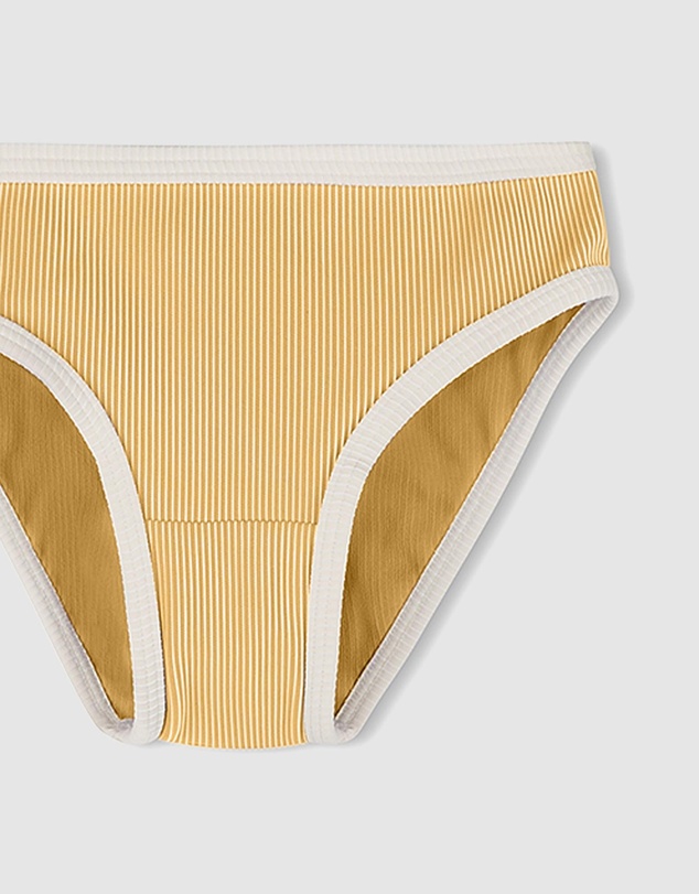 Zulu & Zephyr Mini - Mini Stripe Rib Bikini Bottoms - Kids