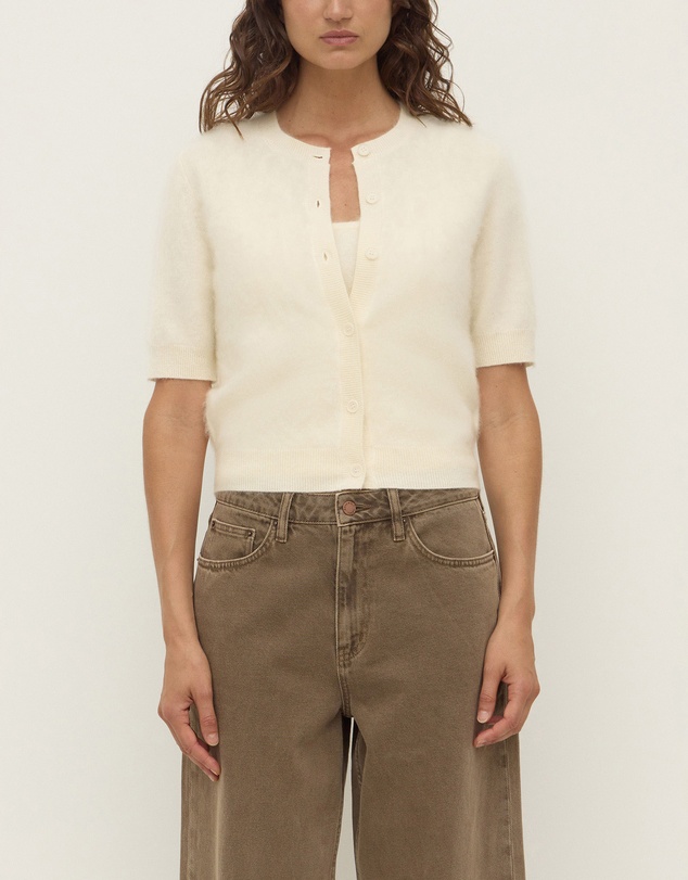 Assembly Label - Carina Wool Short Sleeve Cardigan