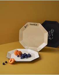 Black Blaze - Gem Dinner Plate