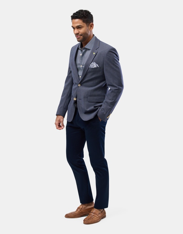 Brooksfield - Textured Yarn Dye Blazer