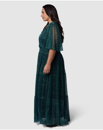 Pink Dusk by Curve Project - Steamy Encounters Maxi Dress