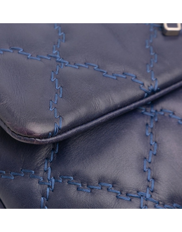 Pre-Loved by Azura Reborn - Pre-Loved Mini Double Stitch Hamptons Flap