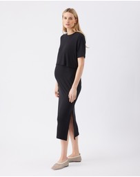 Ripe Maternity - Ivy Rib Nursing Dress