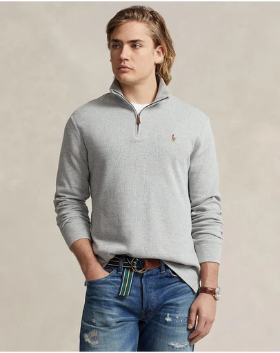 Polo Ralph Lauren - Estate-Rib Quarter-Zip Pullover