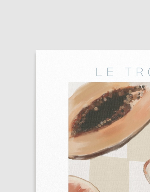 Olive et Oriel - Le Tropique Art Print