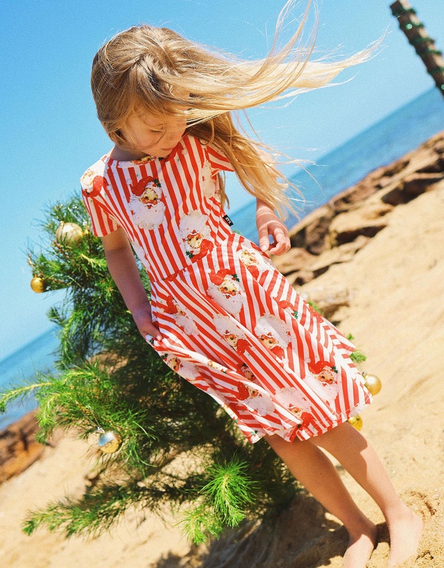 Rock Your Kid - Christmas Waisted Dress - Kids