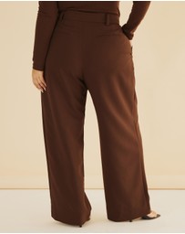 Atmos&Here Curvy - Mariah Wide Leg Pants