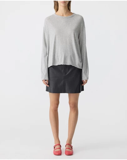 Bassike - Slouch Superfine Long Sleeve T-Shirt