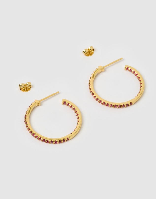 Izoa - Belle Hoop Earrings